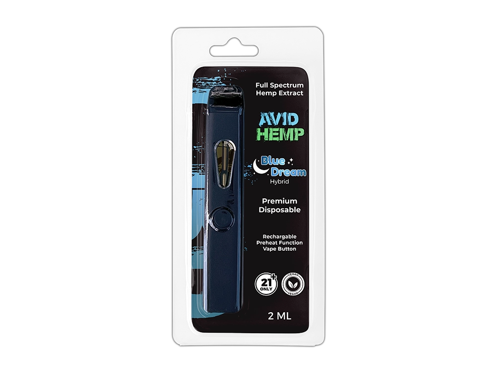 Avid Hemp - Full Spectrum CBD Disposable Vape Blue Dream 2g
