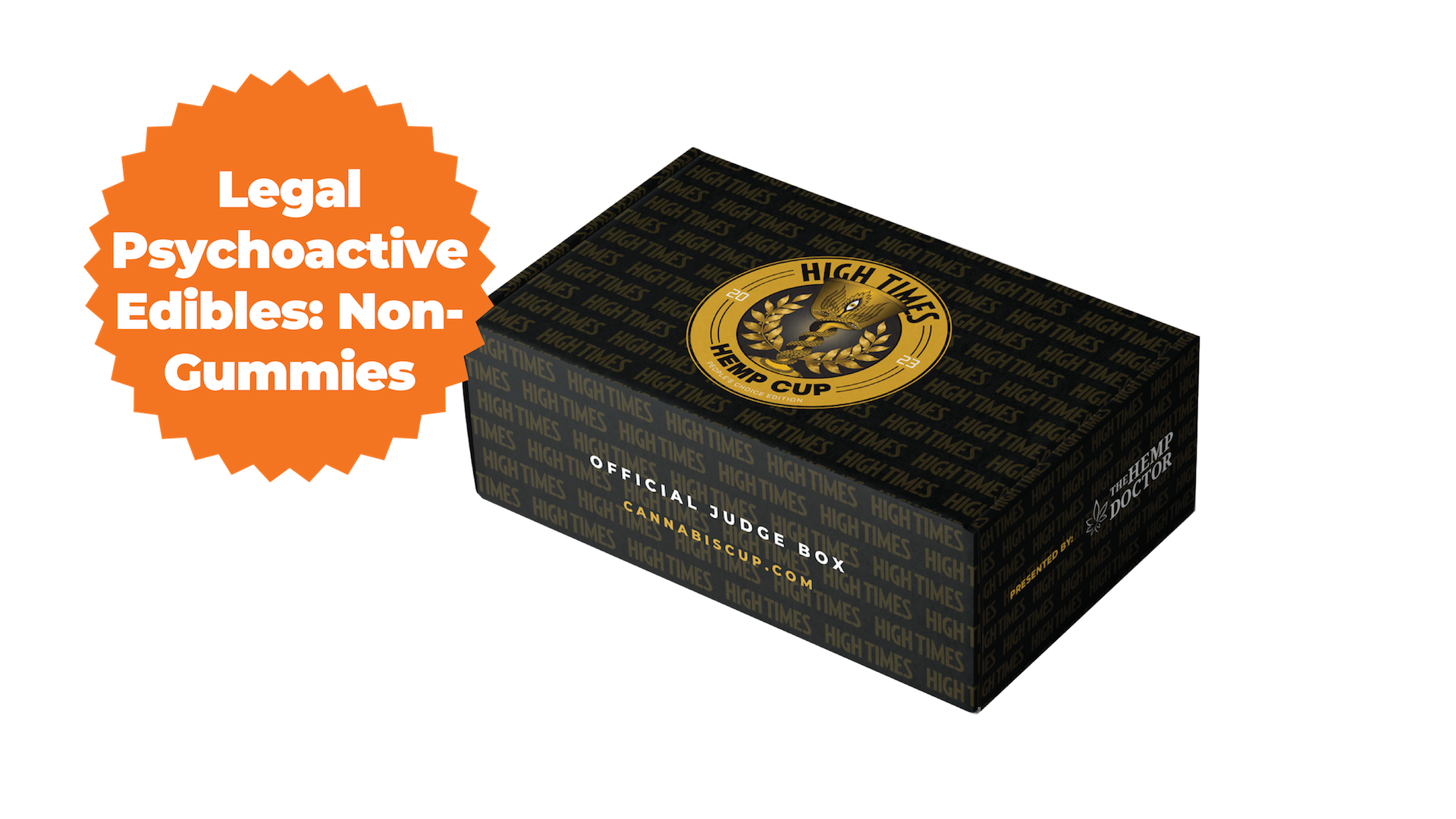 Legal Psychoactive Edible: Non-Gummies  (D8, D9, D10, HHC, etc) Official Judge Box (22 items)(K1)